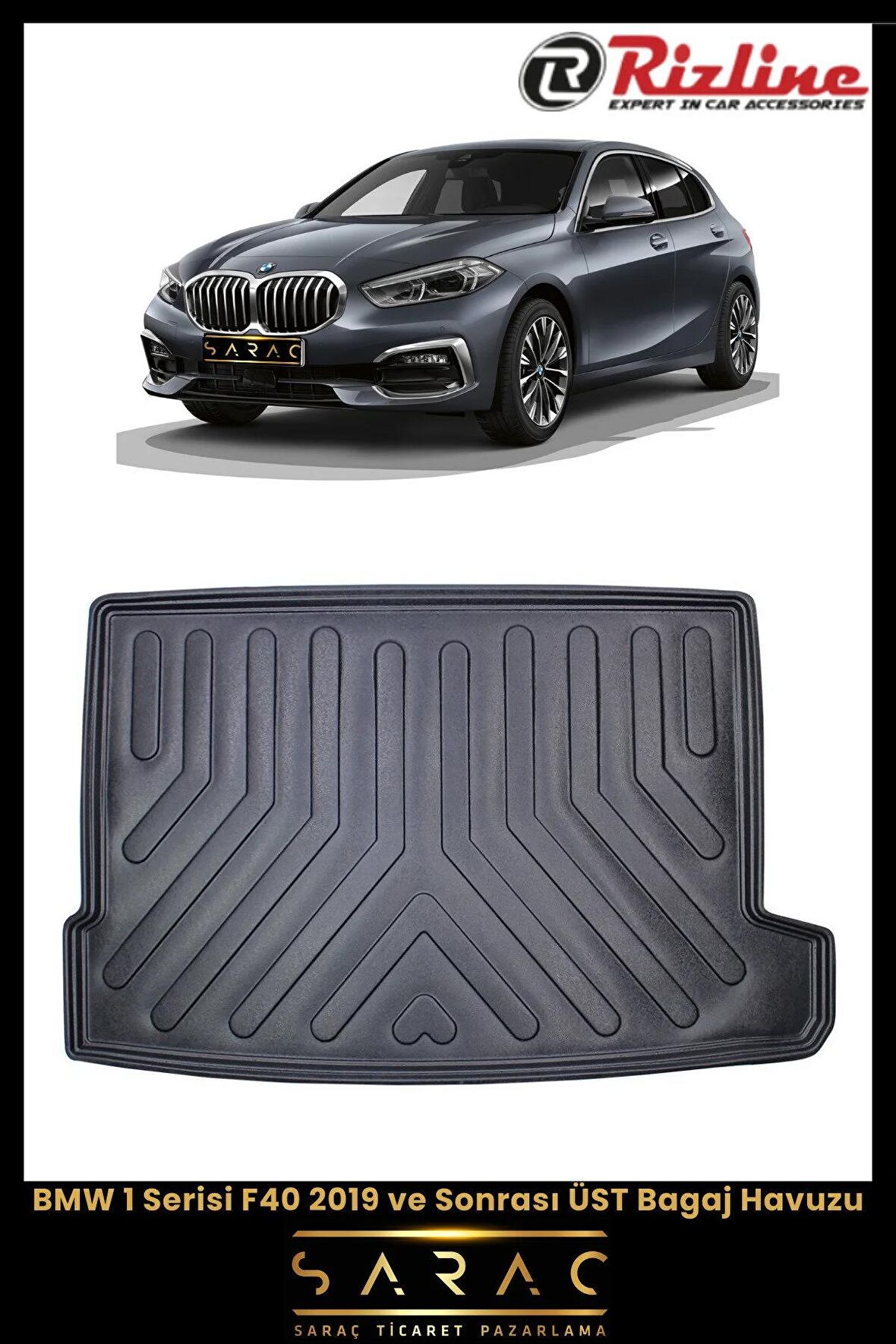 Rizline BMW 1 Serisi F40 2019 ve Sonrası ÜST Bagaj Havuzu