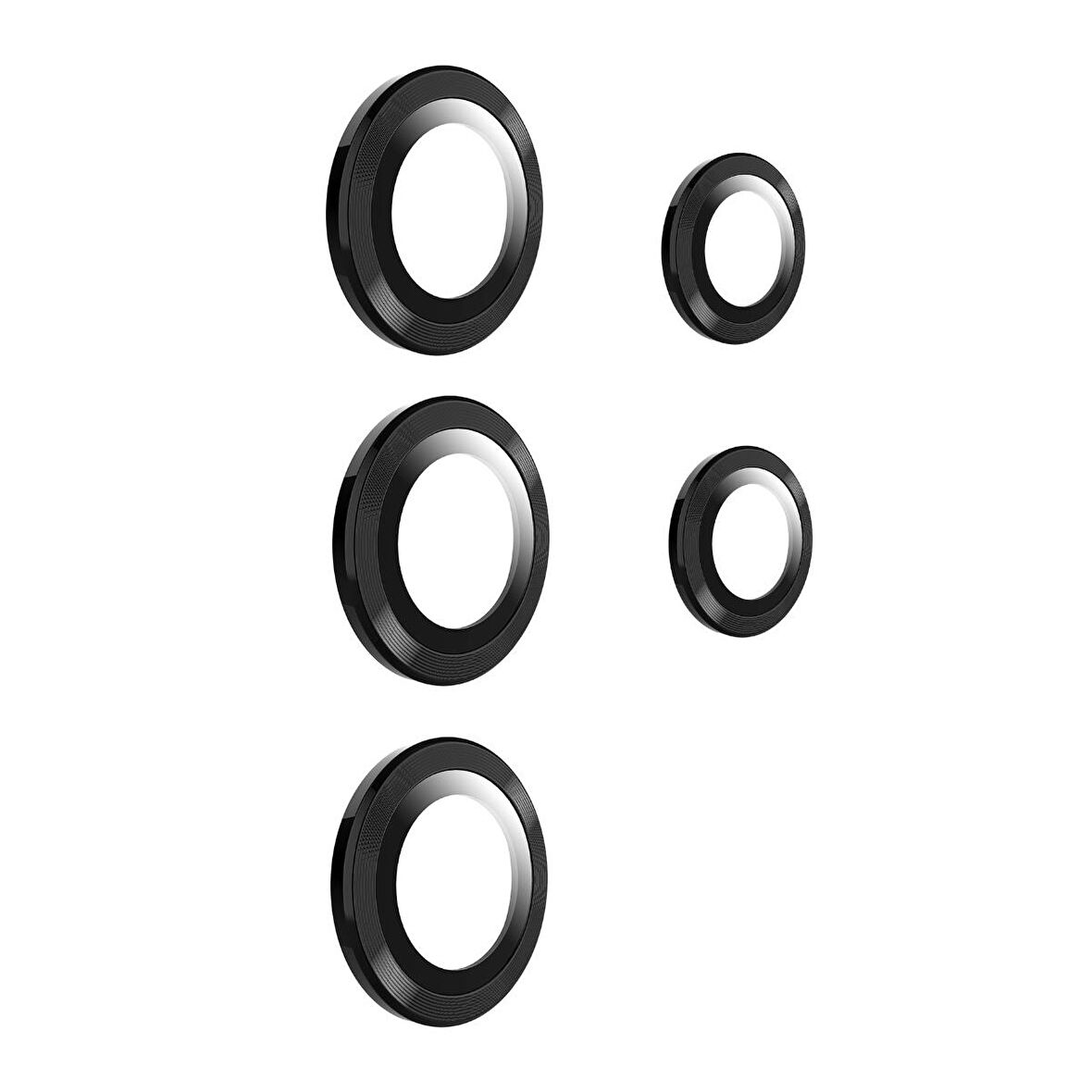 Samsung Galaxy S23 Ultra 5 Parça Kamera Lens Koruyucu Cam Kamera Koruma Kılıf