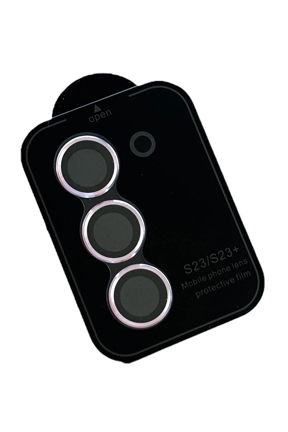 S24 Uyumlu Metal Çerçeve Premium Cam Safir Lens Koruyucu