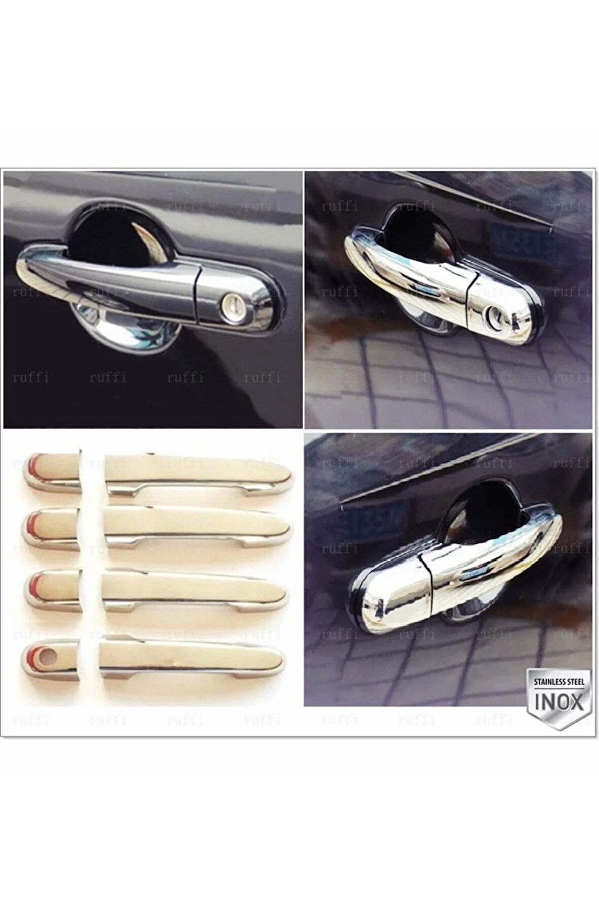 Hyundai Tucson Krom Kapı Kolu 4 Kapı 2004-2010 Arası P.çelik  Uyumlu