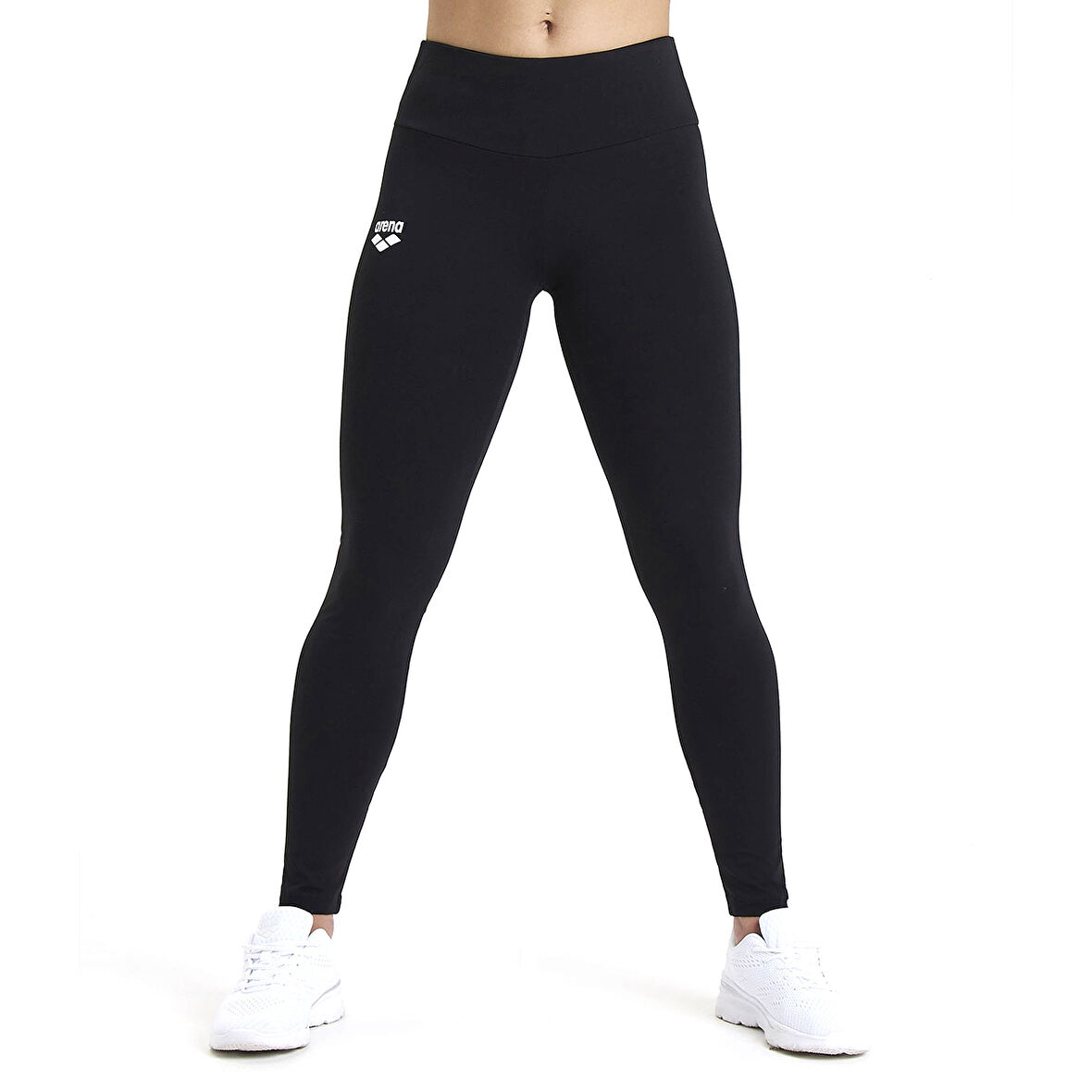 W Te Kadın Siyah Günlük Stil Tayt 003777501