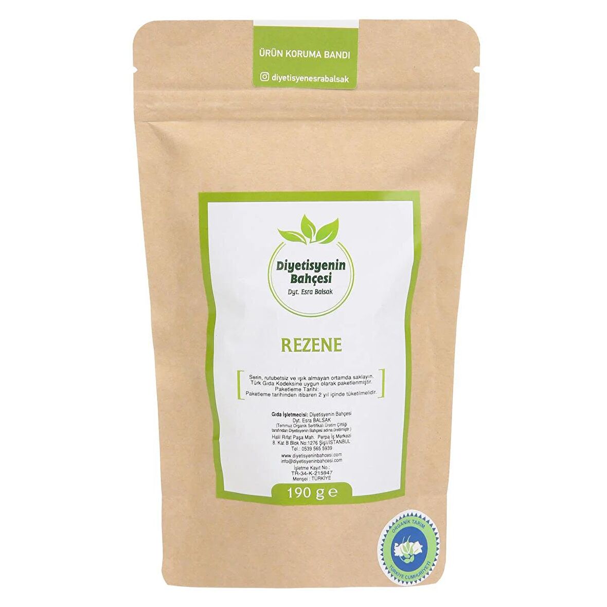 Organik Rezene 190 g