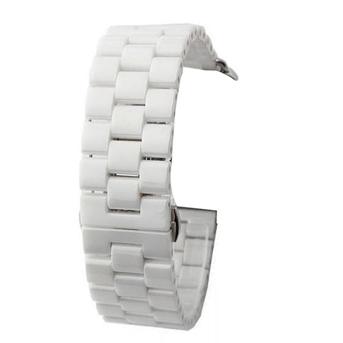 Gpack Apple Watch Series 8 45mm Kordon Parlak Seramik Kaplama Metal ZR 