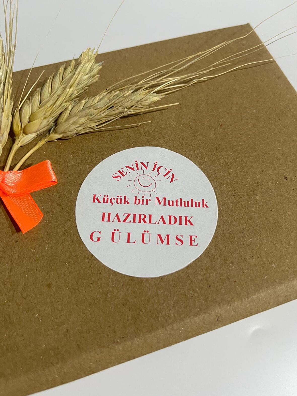 Senin İçin Yuvarlak Yapışkanlı Etiket 4x4 cm 120 adet