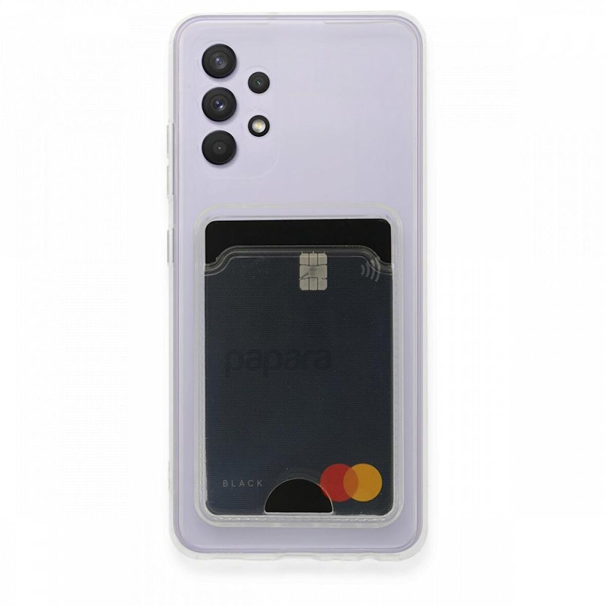 Smcase Samsung Galaxy A73 Kılıf Kamera Korumalı Kartlıklı Silikon