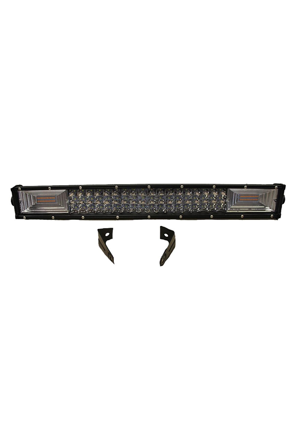 Offroad Sis Lambası 110cm 180led Beyaz-amber 540w Çakarlı / Lass293