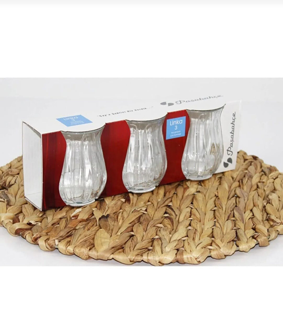 PAŞABAHÇE 3'LÜ RAHAT KULLANIMLI  ÇAY BARDAĞI