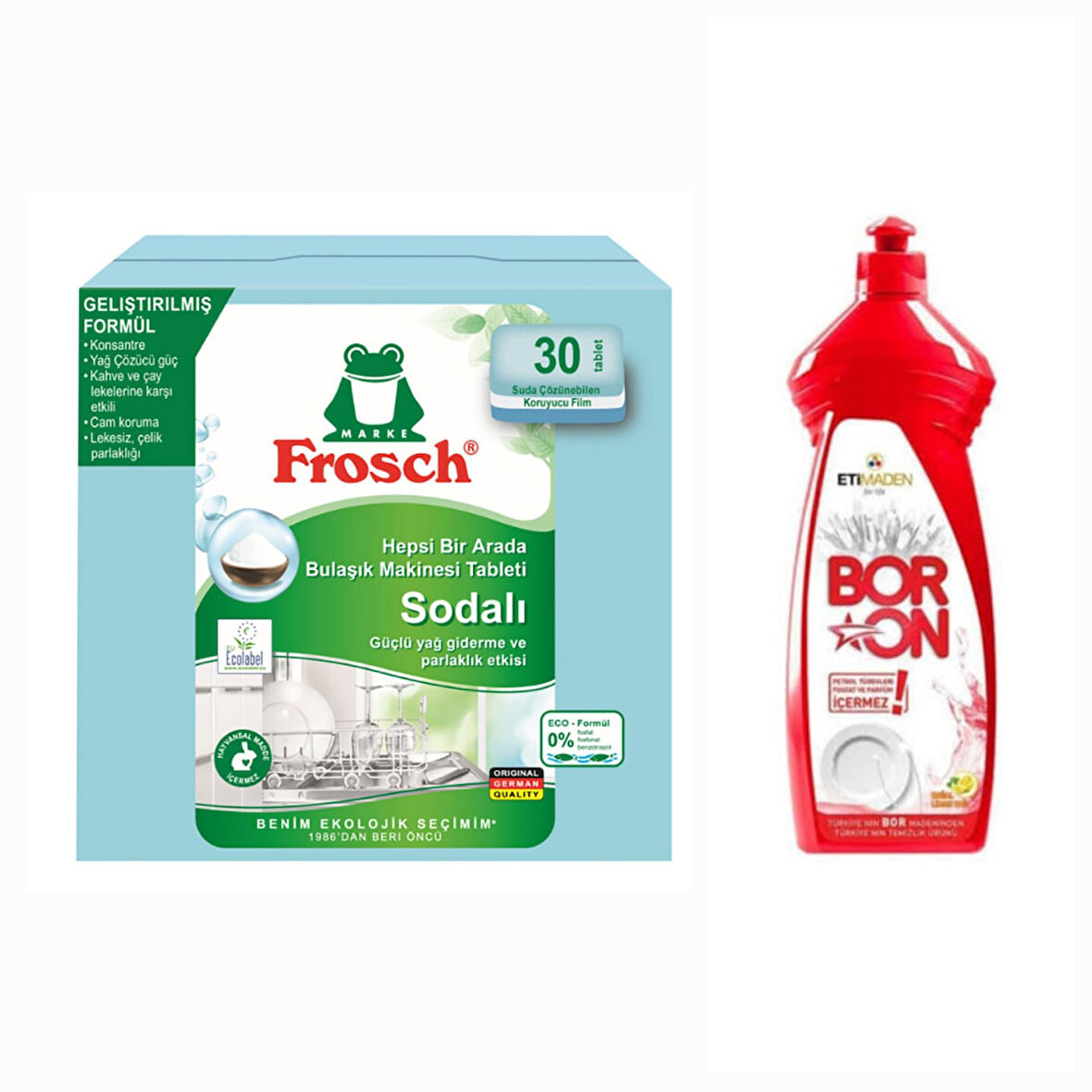 DOĞAL ORGANİK ve VEGAN BULAŞIK DETERJANI SETİ 6