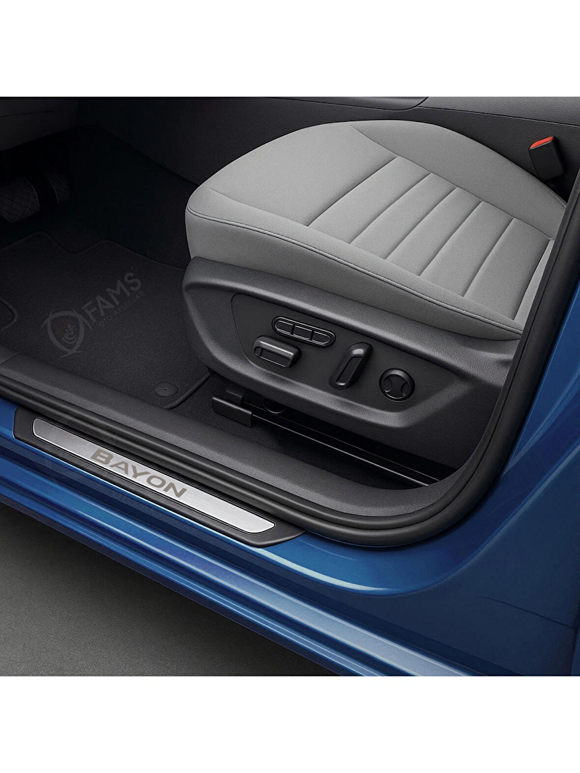 Hyundai Bayon 2021 Üzeri Uyumlu Krom Kapı Eşiği 4 Parça Paslanmaz Çelik Abs Çerçeve