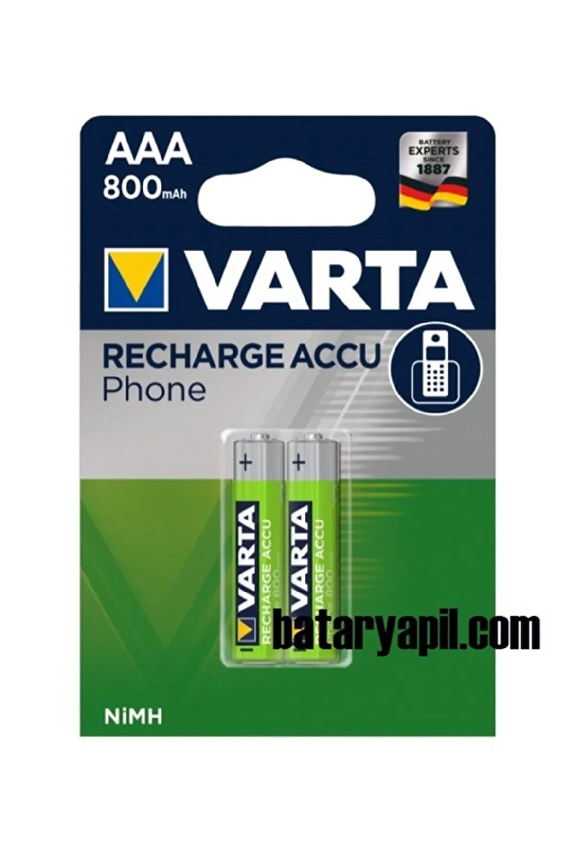 Varta Aaa 800mah Şarjlı Ince Pil
