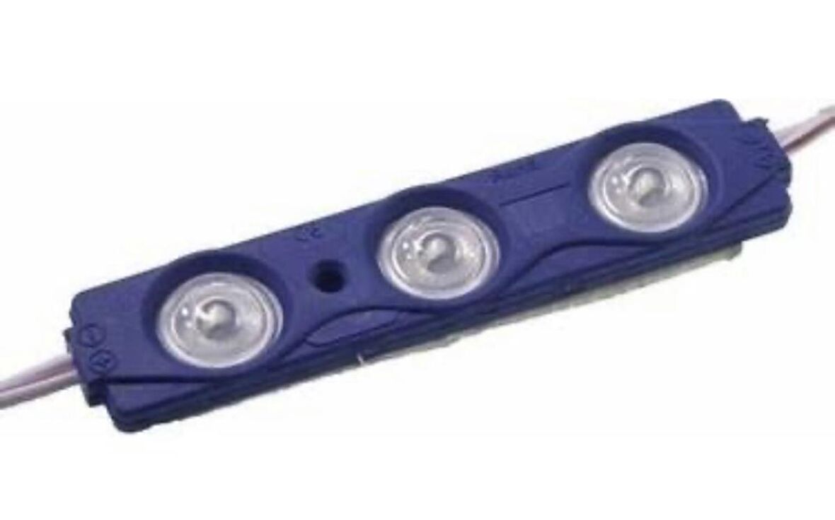 12V 1.5W LENSLİ PLUS MODÜL LED MAVİ  IP 65