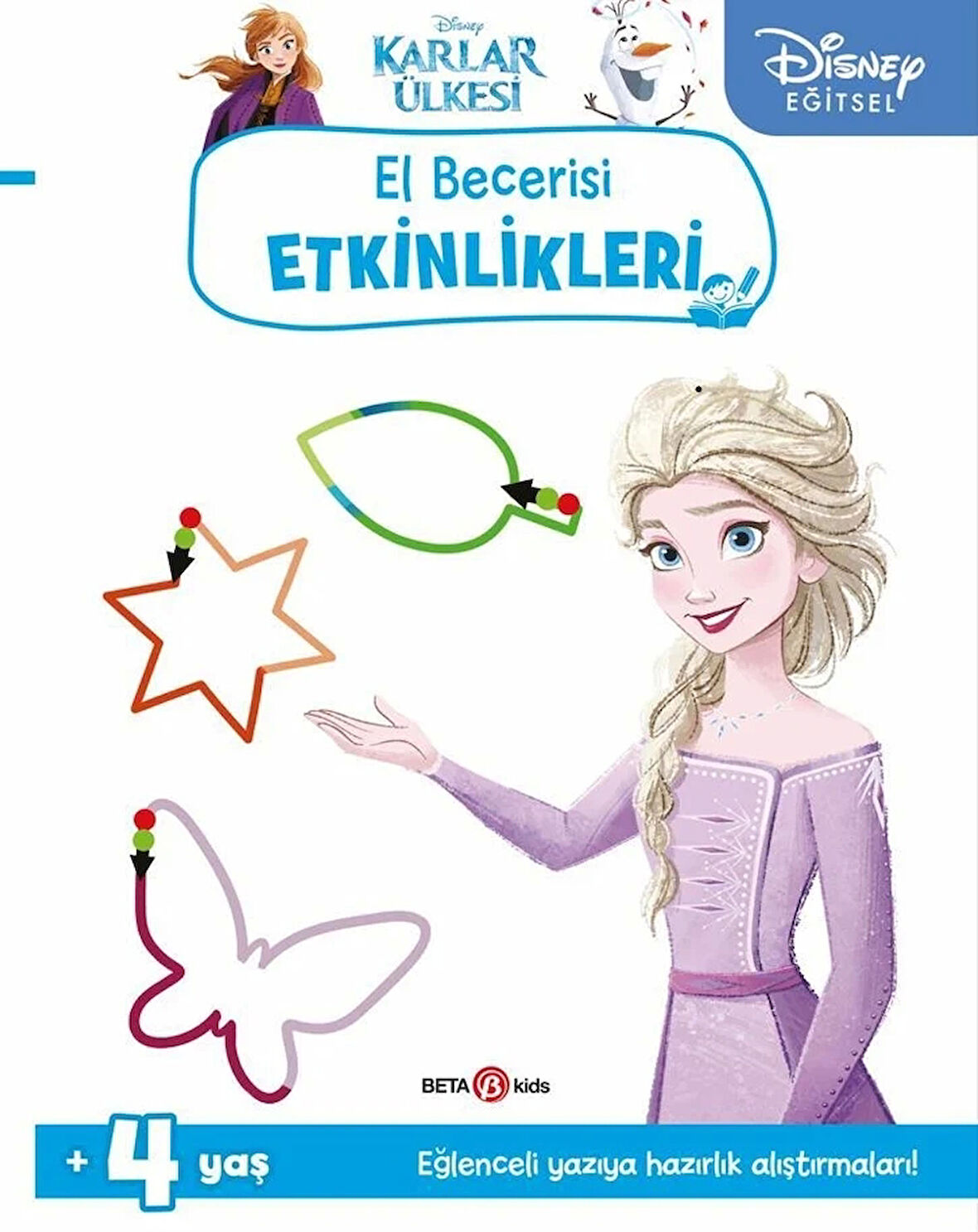 NessiWorld Disney Eğitsel Karlar Ülkesi El Becerisi Etkinlikleri Yazıya Hazırlık