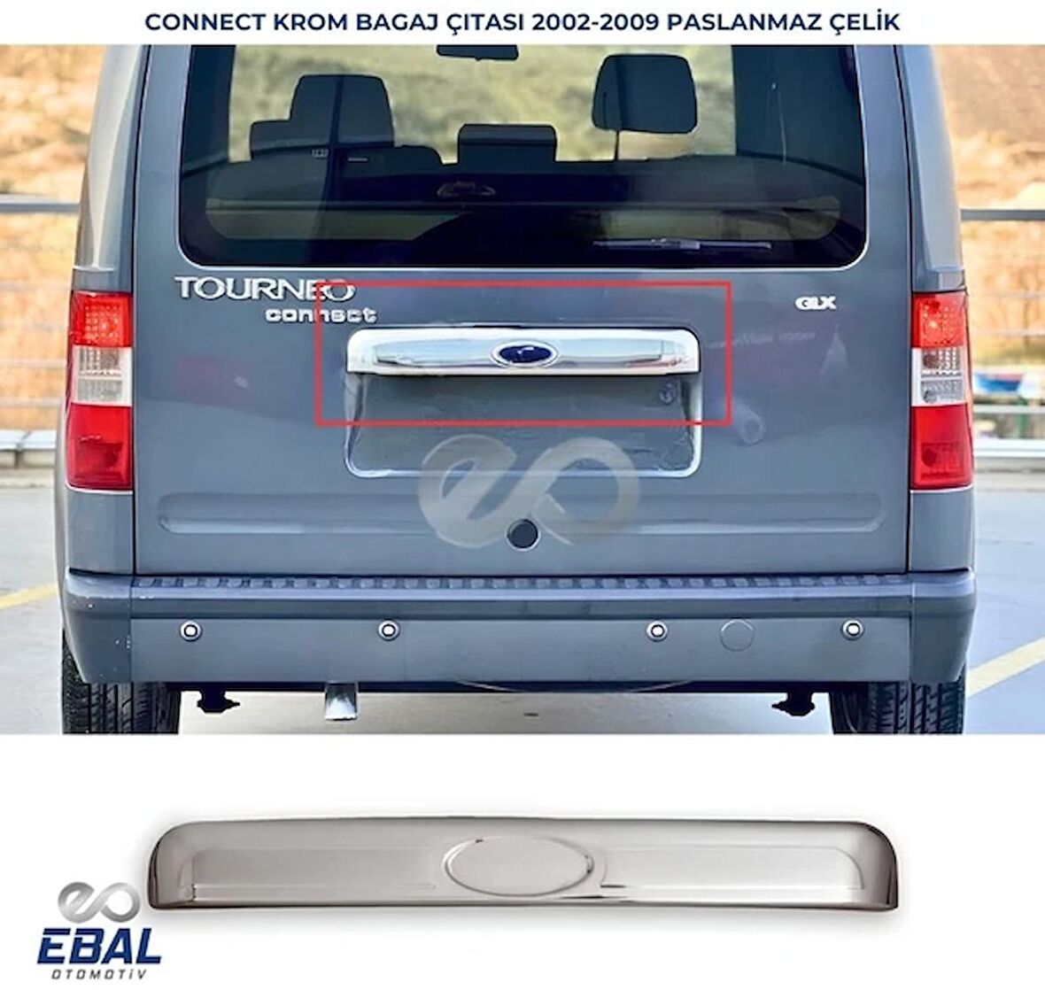 Ford Connect Krom Bagaj Çıtası 2002-2009 Arası P. Çelik