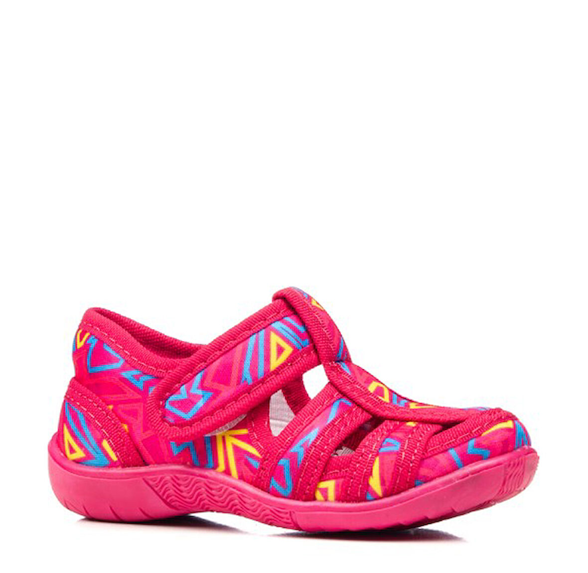 Günlük Unisex Çocuk Sandalet Esnek Kaymaz Taban Keten Cırtlı Yazlık Ev Okul Kreş Ayakkabı 143