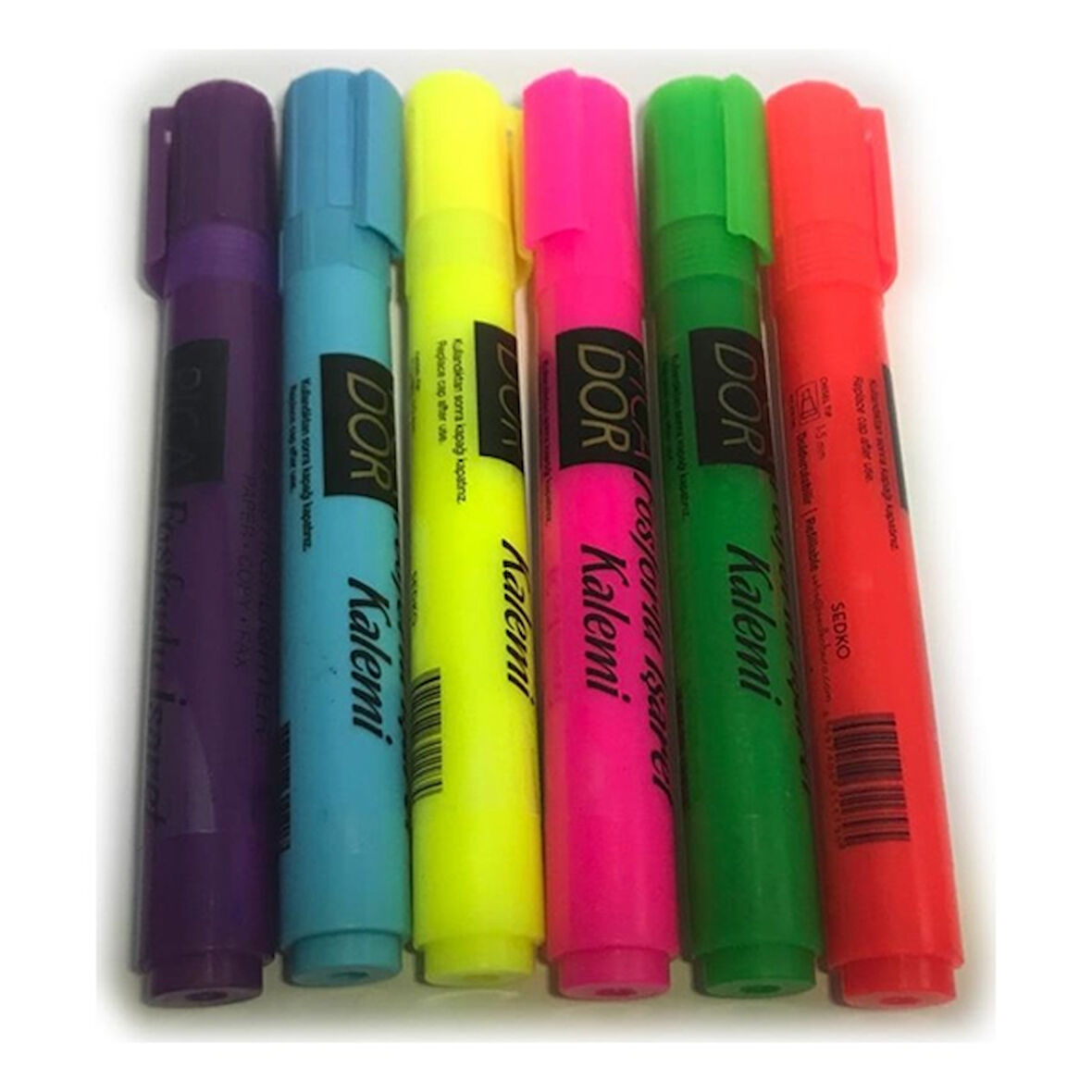 Picador Fosforlu Kalem Kırmızı 421- (10 adet)