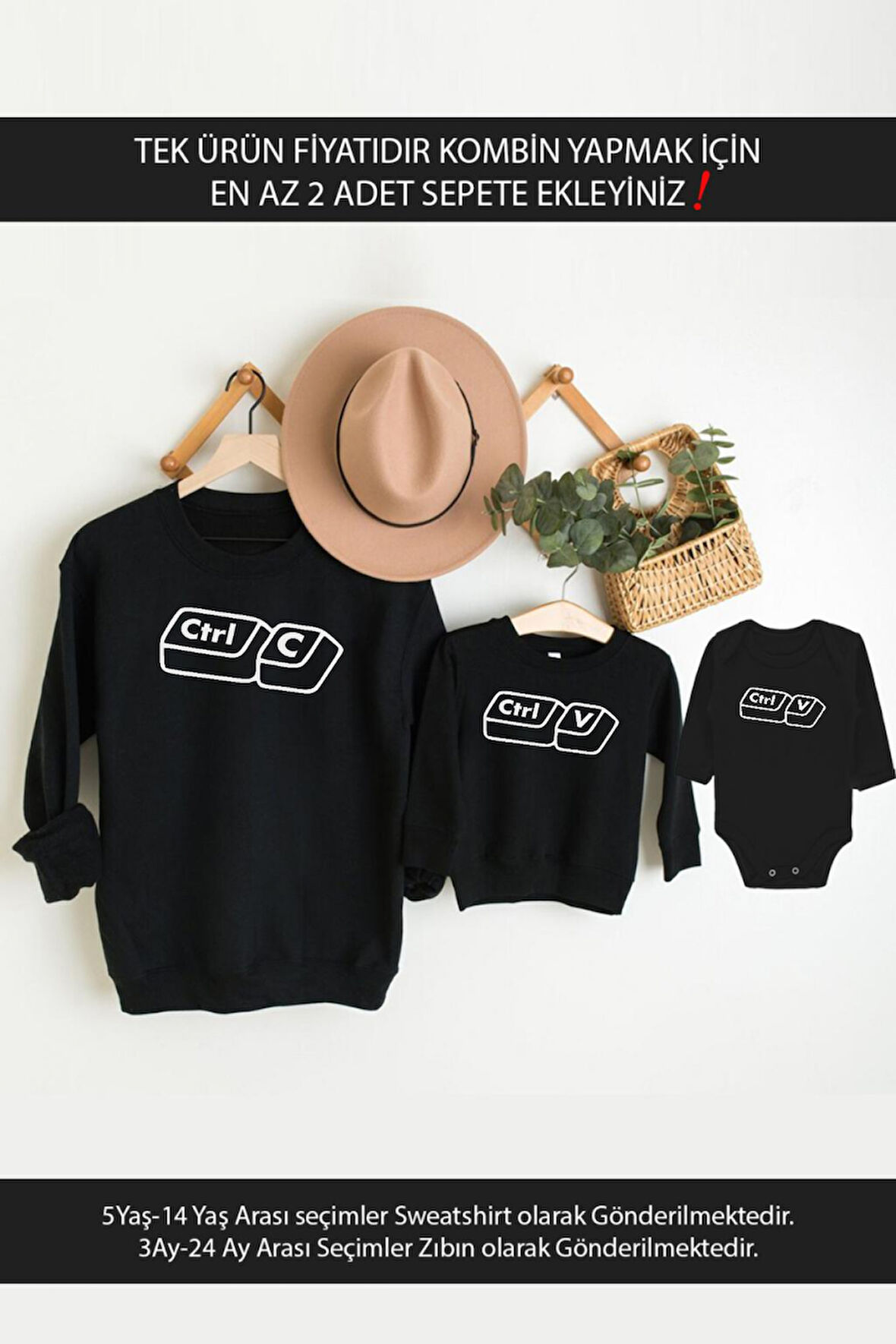 Ctrl-C Ctrl-V Baba Oğul Kız (TEK ÜRÜN FİYATIDIR KOMBİN YAPMAK İÇİN EN AZ 2 ADET SEPETE EKLEYİNİZ)