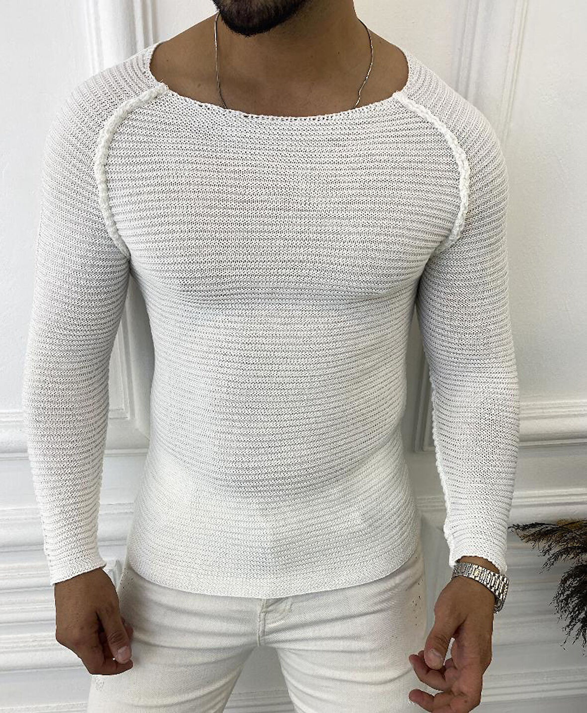 Kazak Slim Fit Triko Dar Kesim Kazak