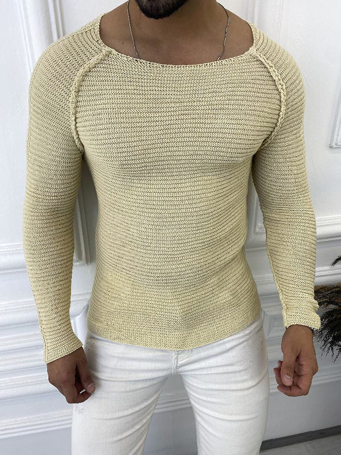 Kazak Slim Fit Triko Dar Kesim Kazak