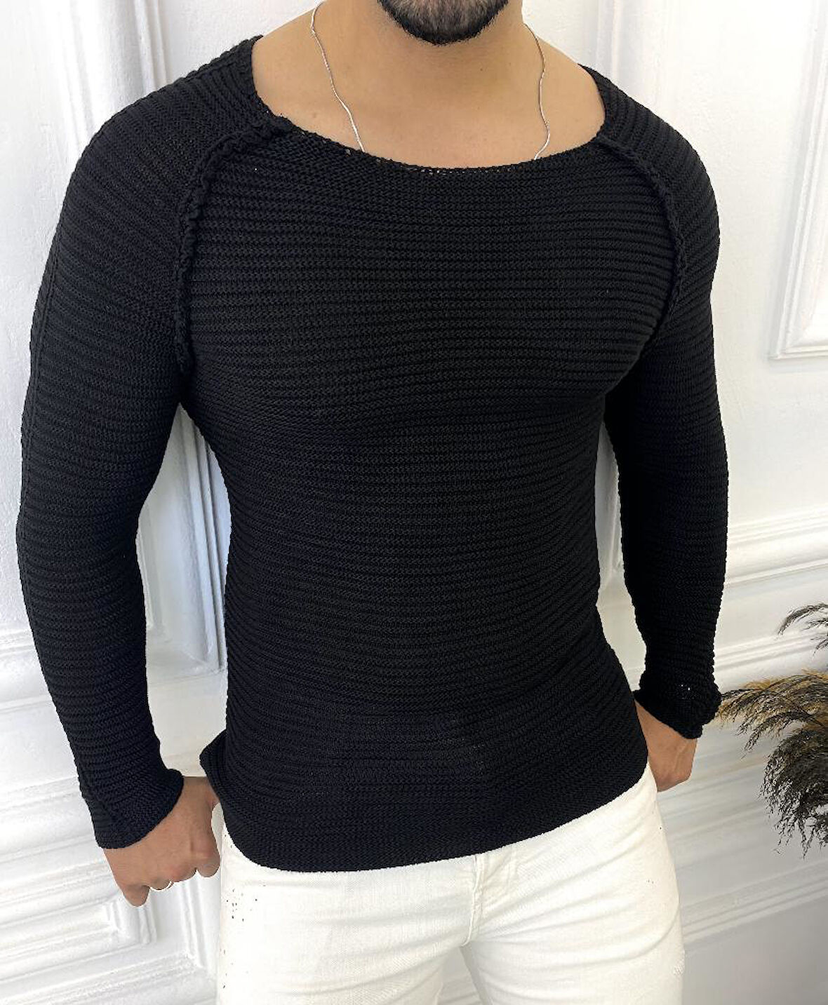 Kazak Slim Fit Triko Dar Kesim Kazak