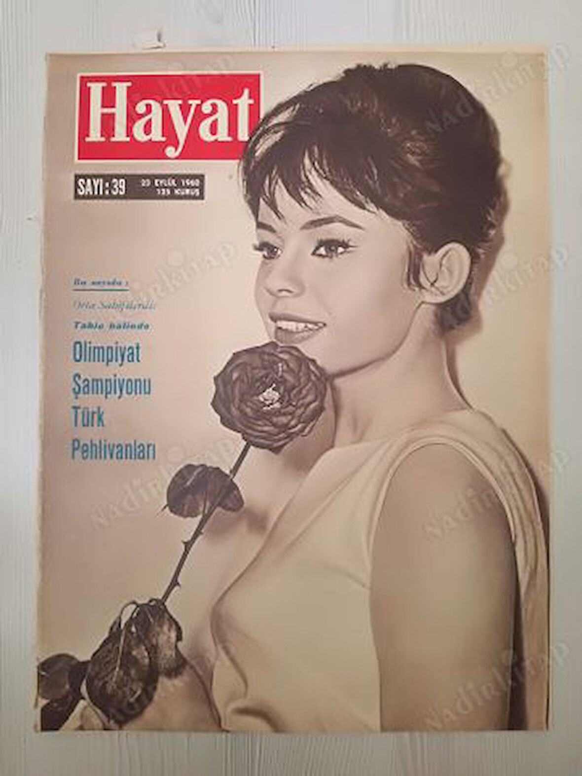 HAYAT DERGİSİ-23 EYLÜL 1960-YIL:4-SIRA NO:207-SAYI:39,KALAMIŞ KOYUNDA ÇAPARİ GECESİ,TÜRK BÜLBÜLLERİ,ORTA SAYFA: 1960 ROMA OLİMPİYAT ŞAMPİYONLARIMIZ