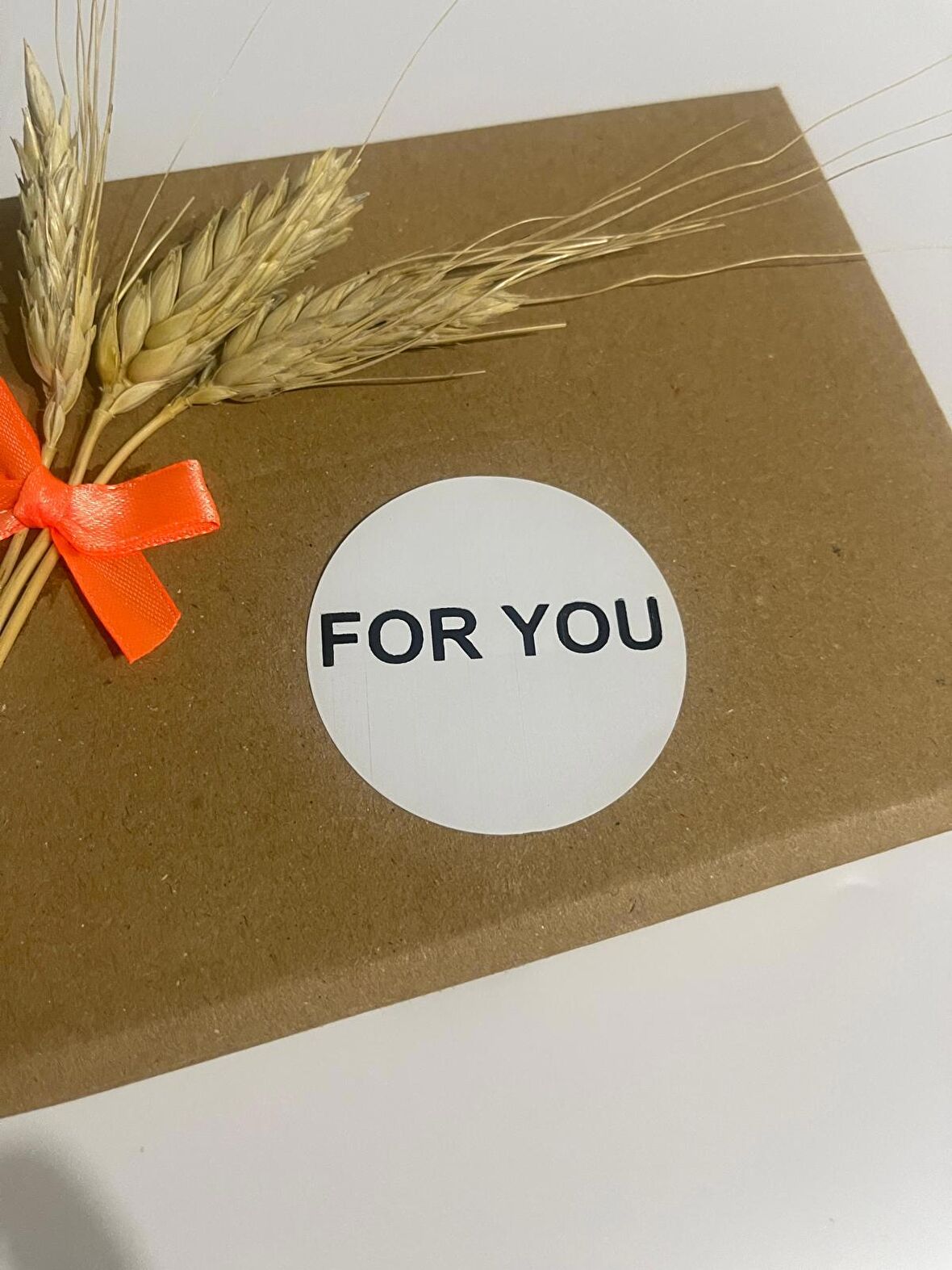 For You Siyah Yazılı Yuvarlak yapışkanlı etiket 3x3 cm 150 adet