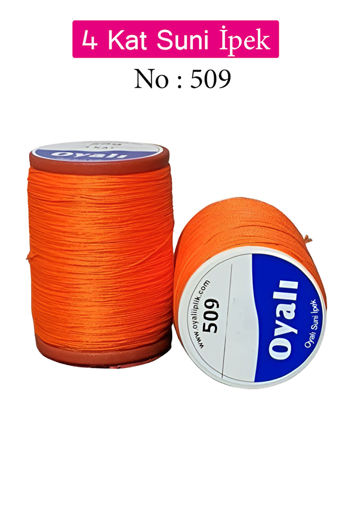 Oyalı 4 Kat Suni İpek İplik İğne Oyası Boncuk İpi Tığ Oyası No:509