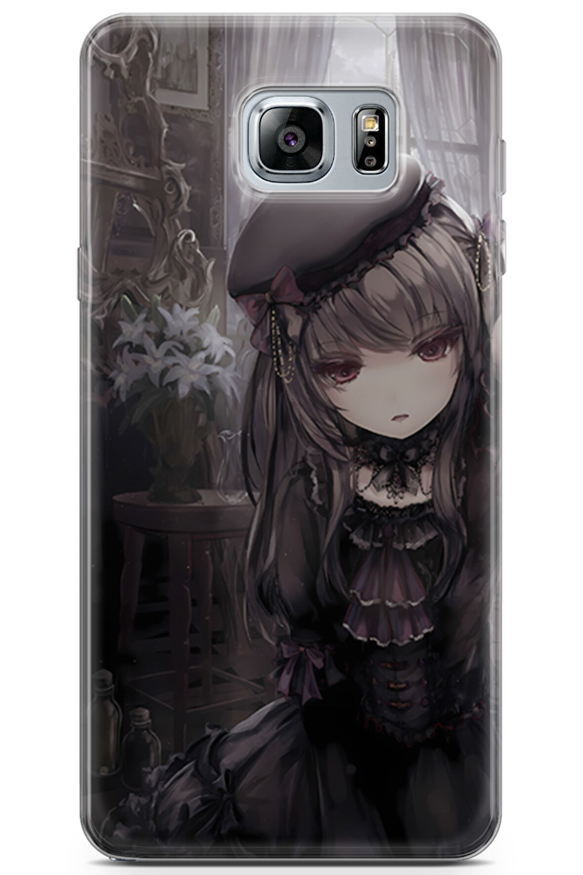 Samsung Galaxy Note 5 uyumlu Girls 33 HD Baskı Gotik Anime