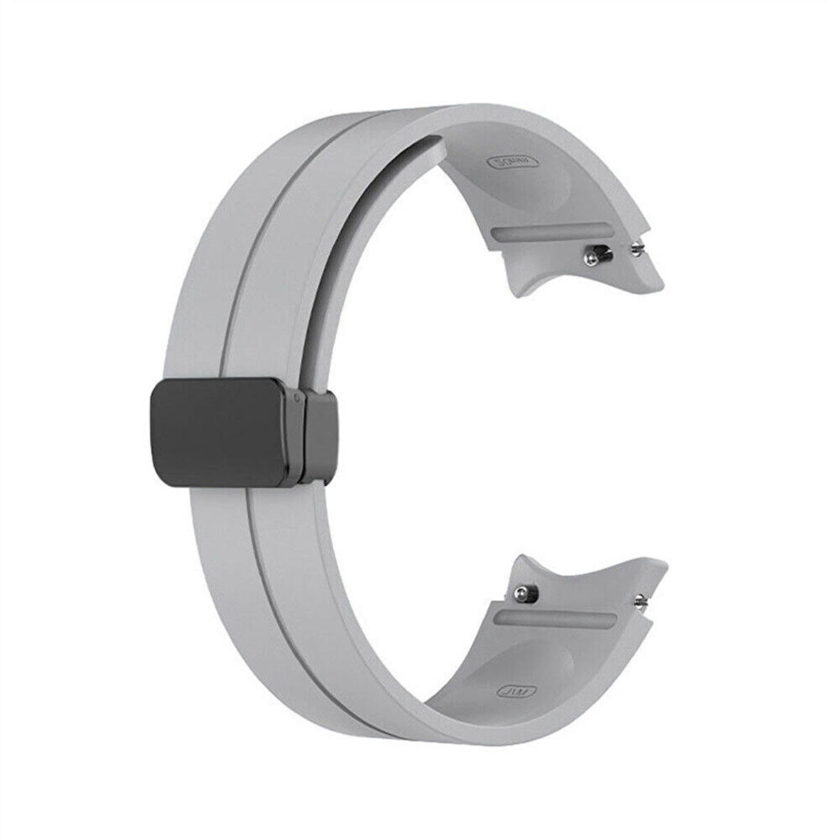 Gpack Samsung Galaxy Watch 4 40mm Kordon Düz Silikon Mıknatıslı HS24