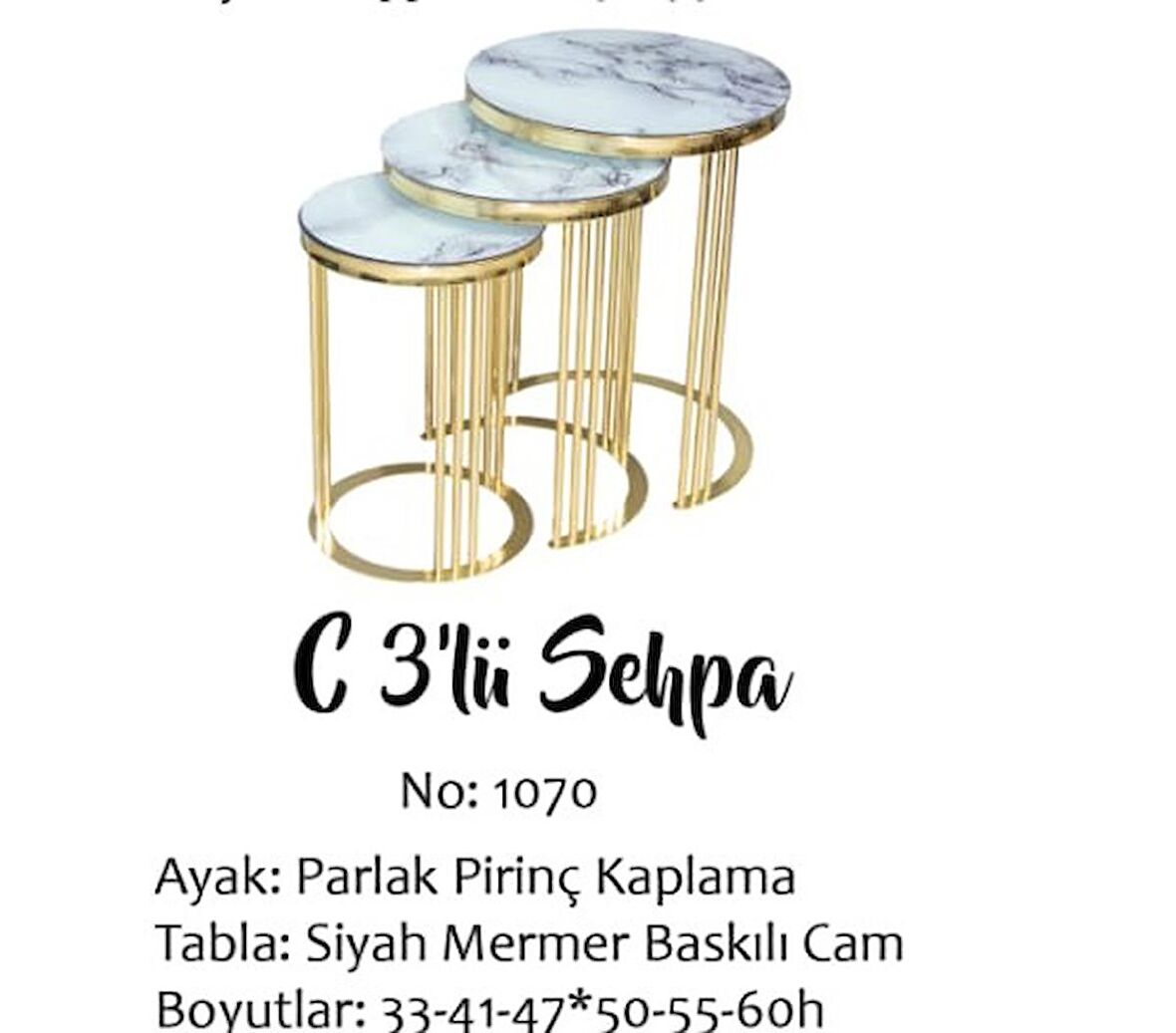 Brc C 3lü ZİGON Düz Beyaz Mermer TEMPER cam Metal transmisyon GOLD Renk Kaplama El Yapımı