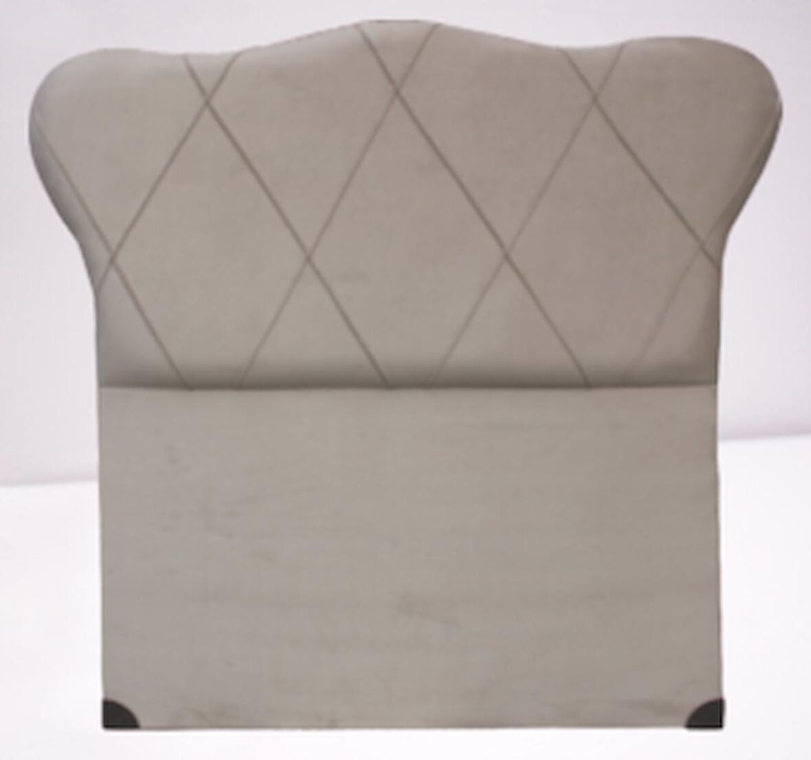 Başlık ALC GONDOL Model 90 Cm Kapitone Baby Face KREM RENK Kumaş Döşeme El Yapım 