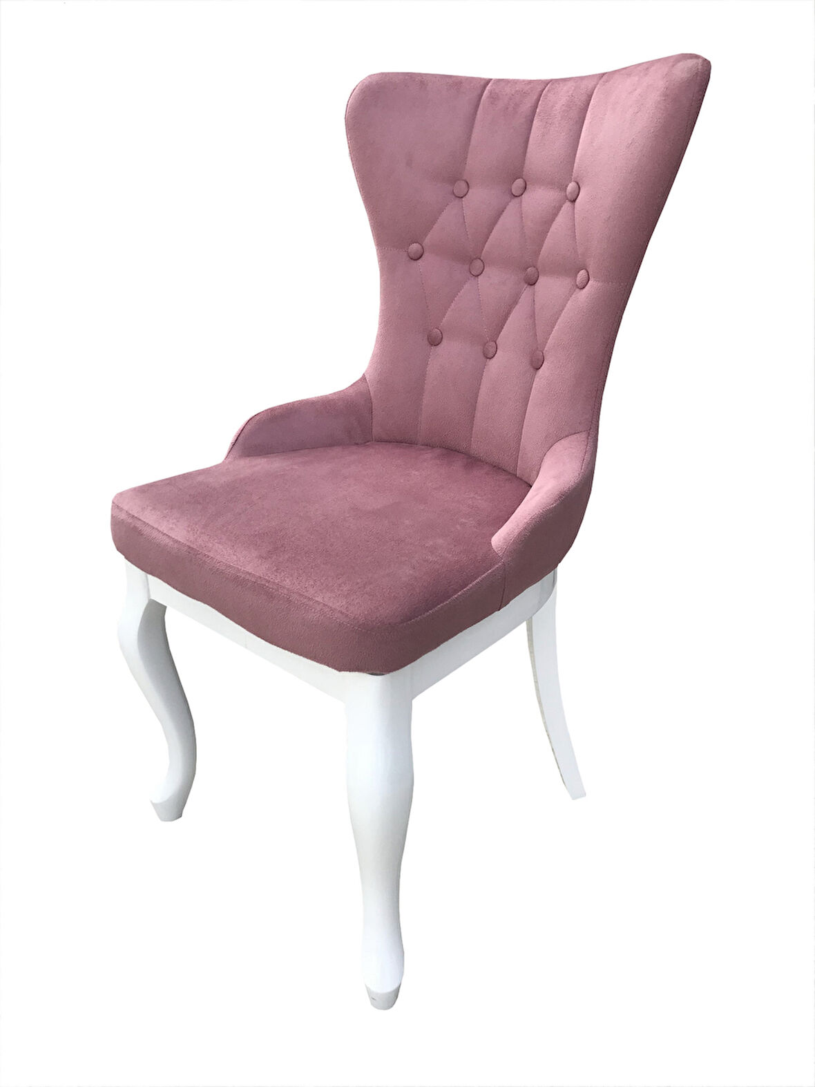 Sandalye 18016 GÖKYÜZÜ Nikelaj Bağlantı destekli Ayak soho kumaş Dökme Sünger