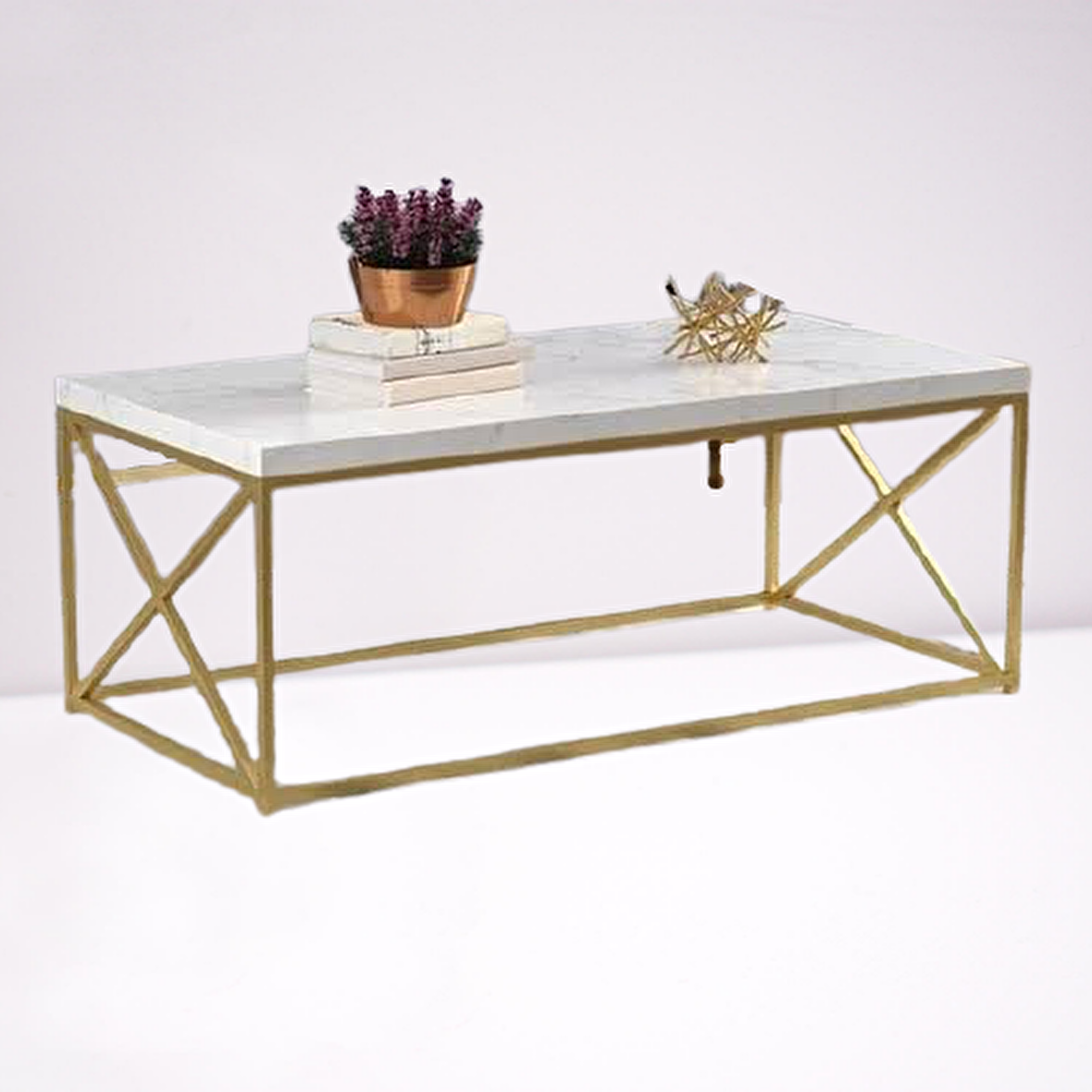 Bengi Orta Sehpa Seti Ogem 105 Model Metal Transmisyon çelik Gold RENK Kaplama KUTUDA SEVK El Yapım