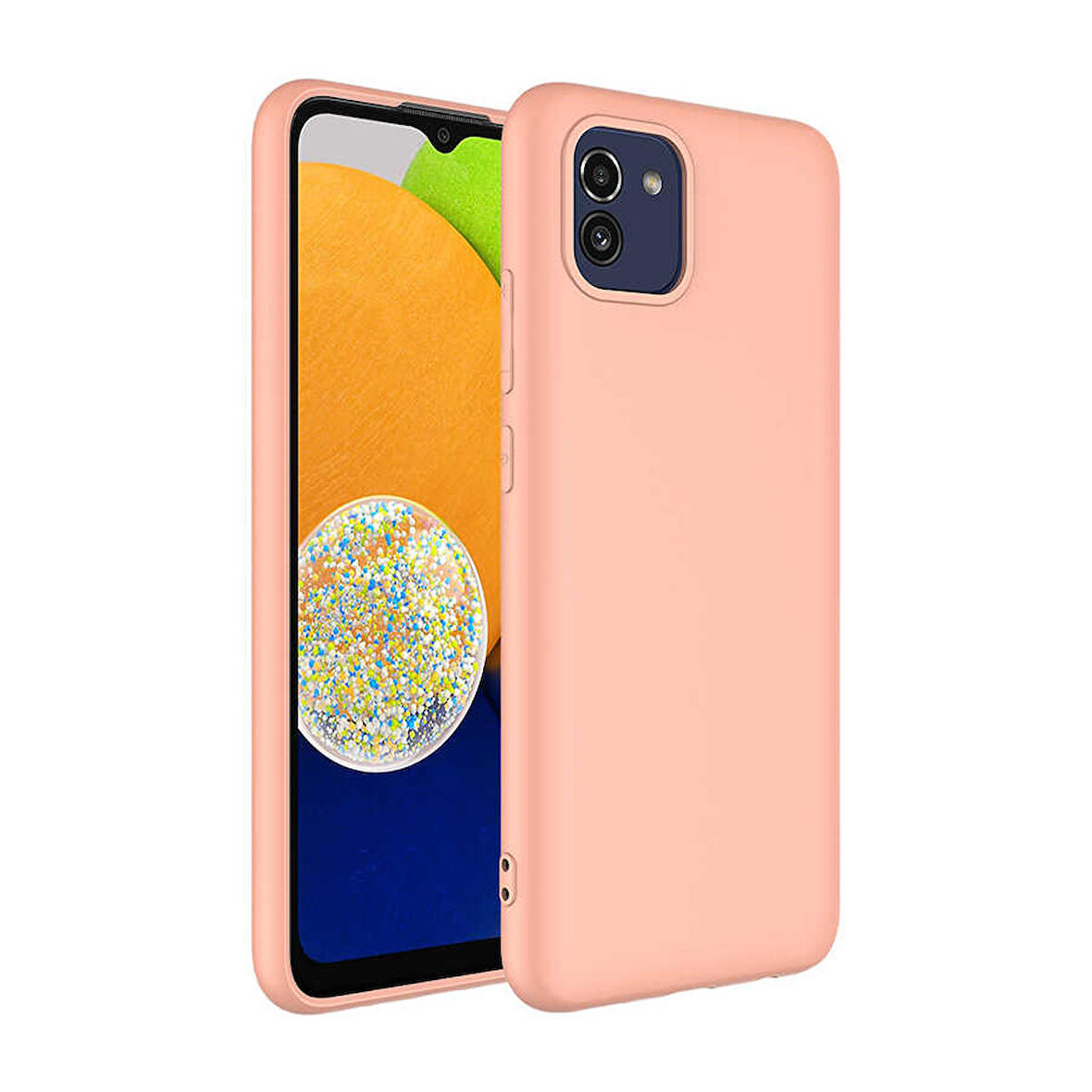Smcase Samsung Galaxy A03 Kılıf Mara Lansman Silikon