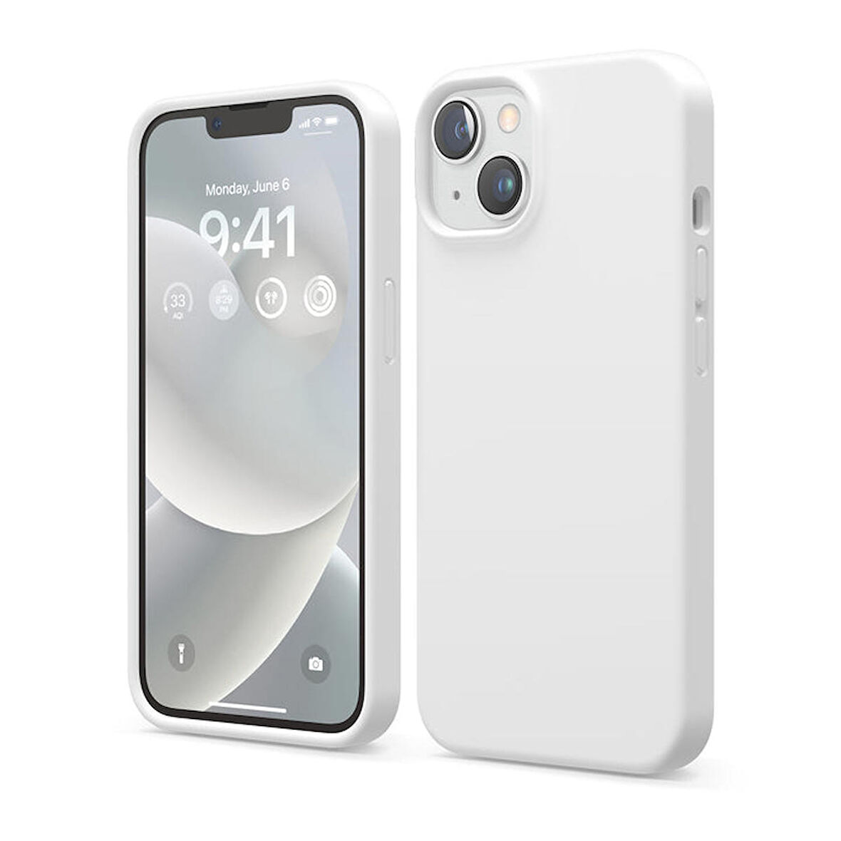 Smcase iPhone 14 Kılıf LSR Liquid Lansman Silikon