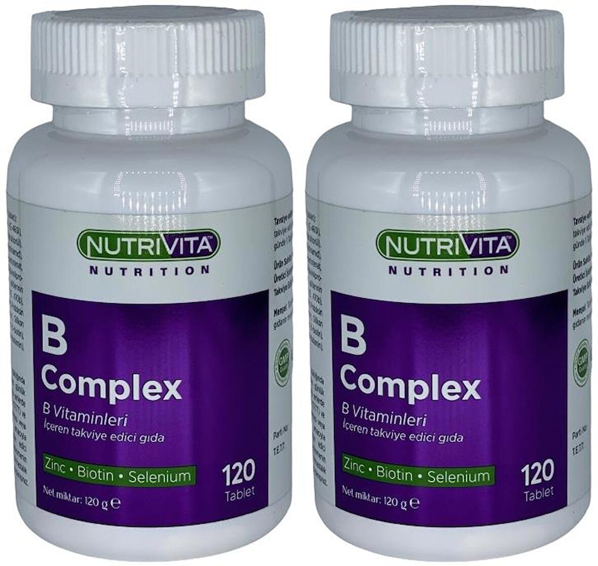 Vitamin B Complex 2x120 Tablet B Vitamini Kompleks