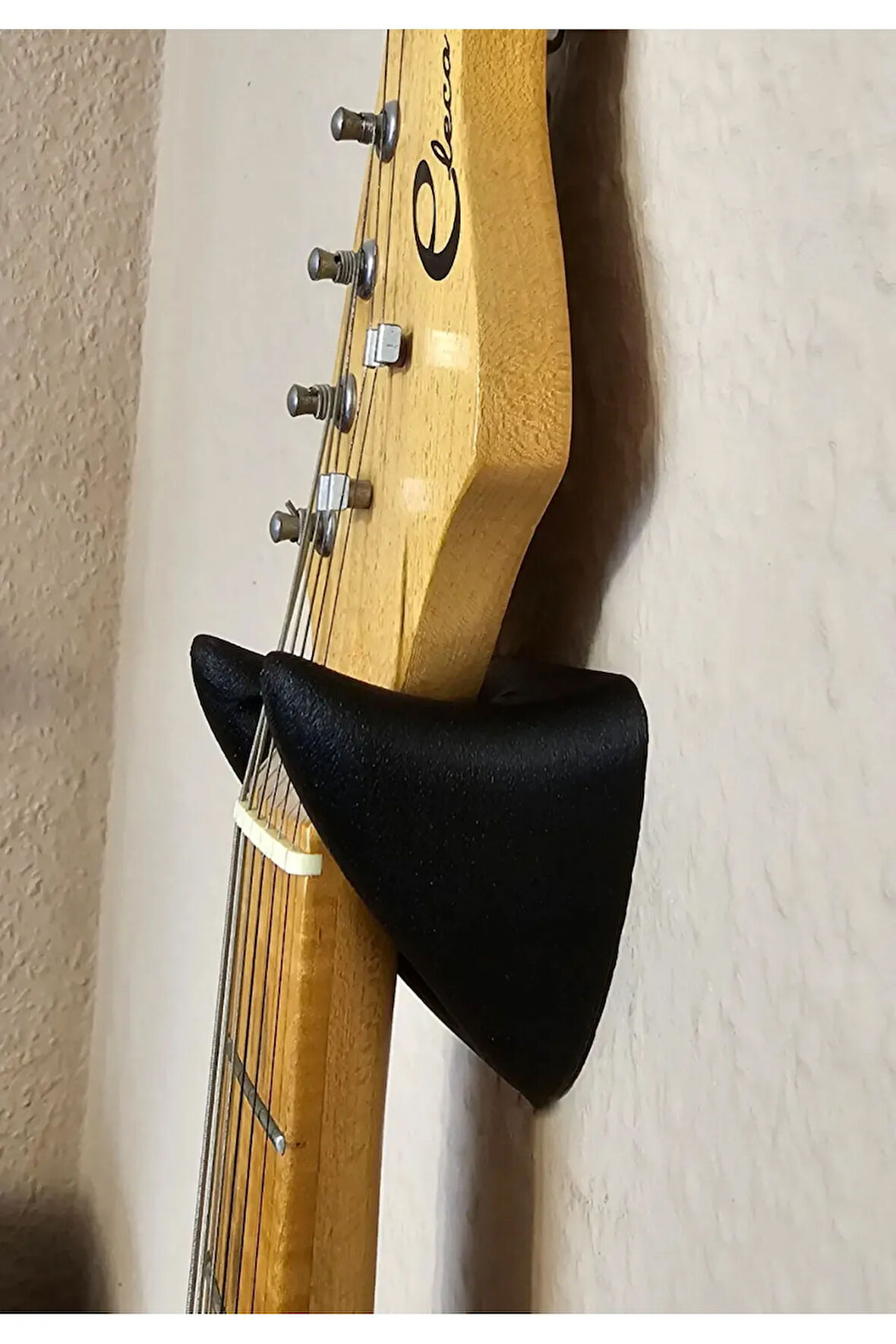 Gitar Duvar Askısı Siyah Renk