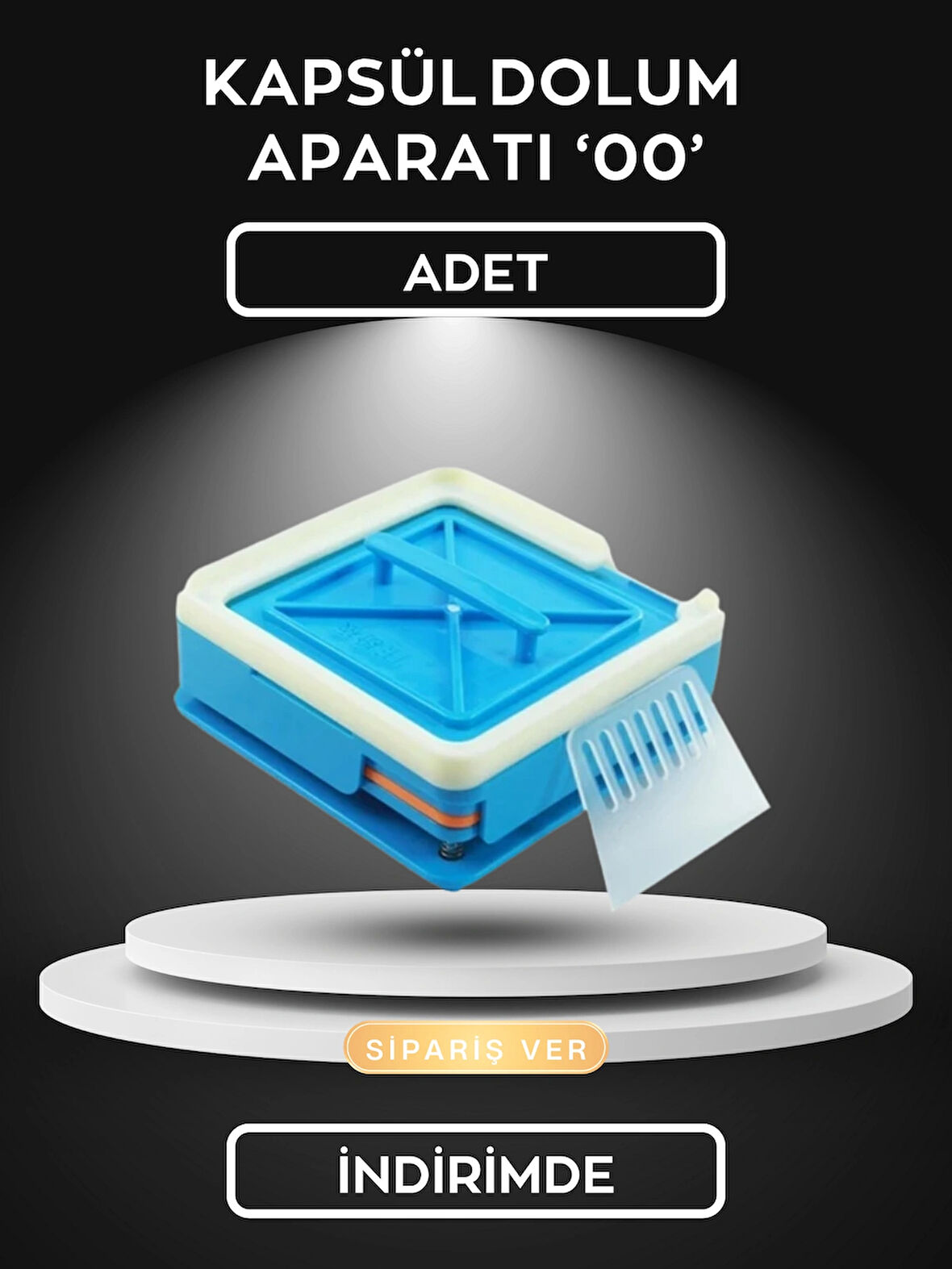 Kapsül Dolum Tepsisi "00" 100 Delikli