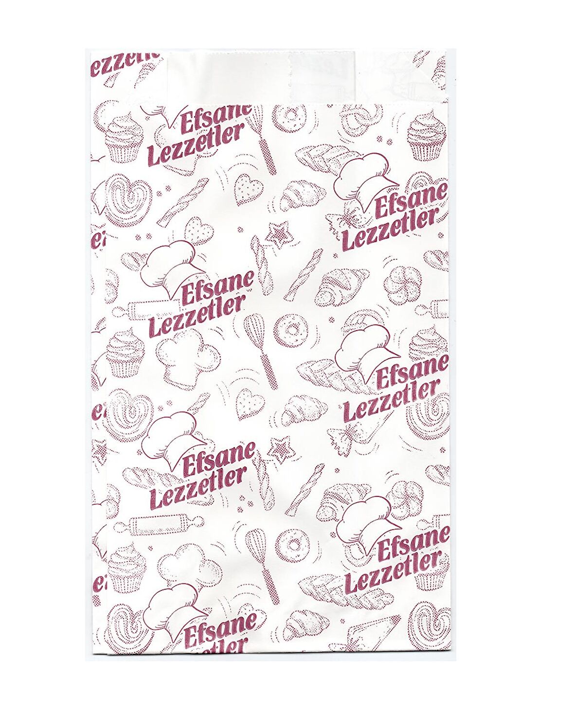 Kese Kağıdı Efsane Lezzetler 12x21 cm 5 kg