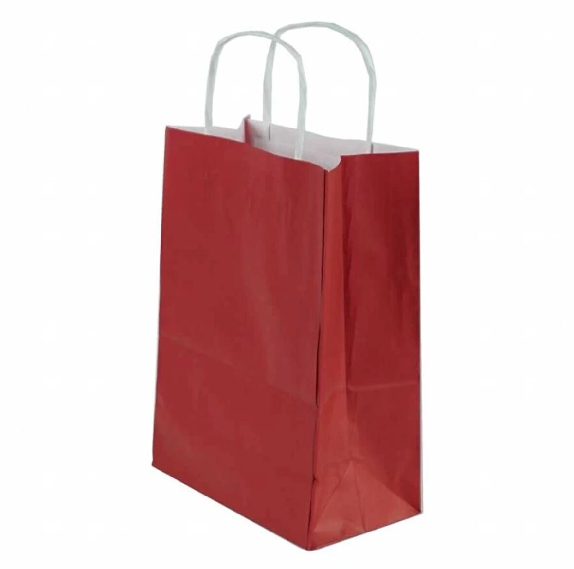 Kraft Kağıt Çanta Bordo 31x12x41 cm 25 Adet