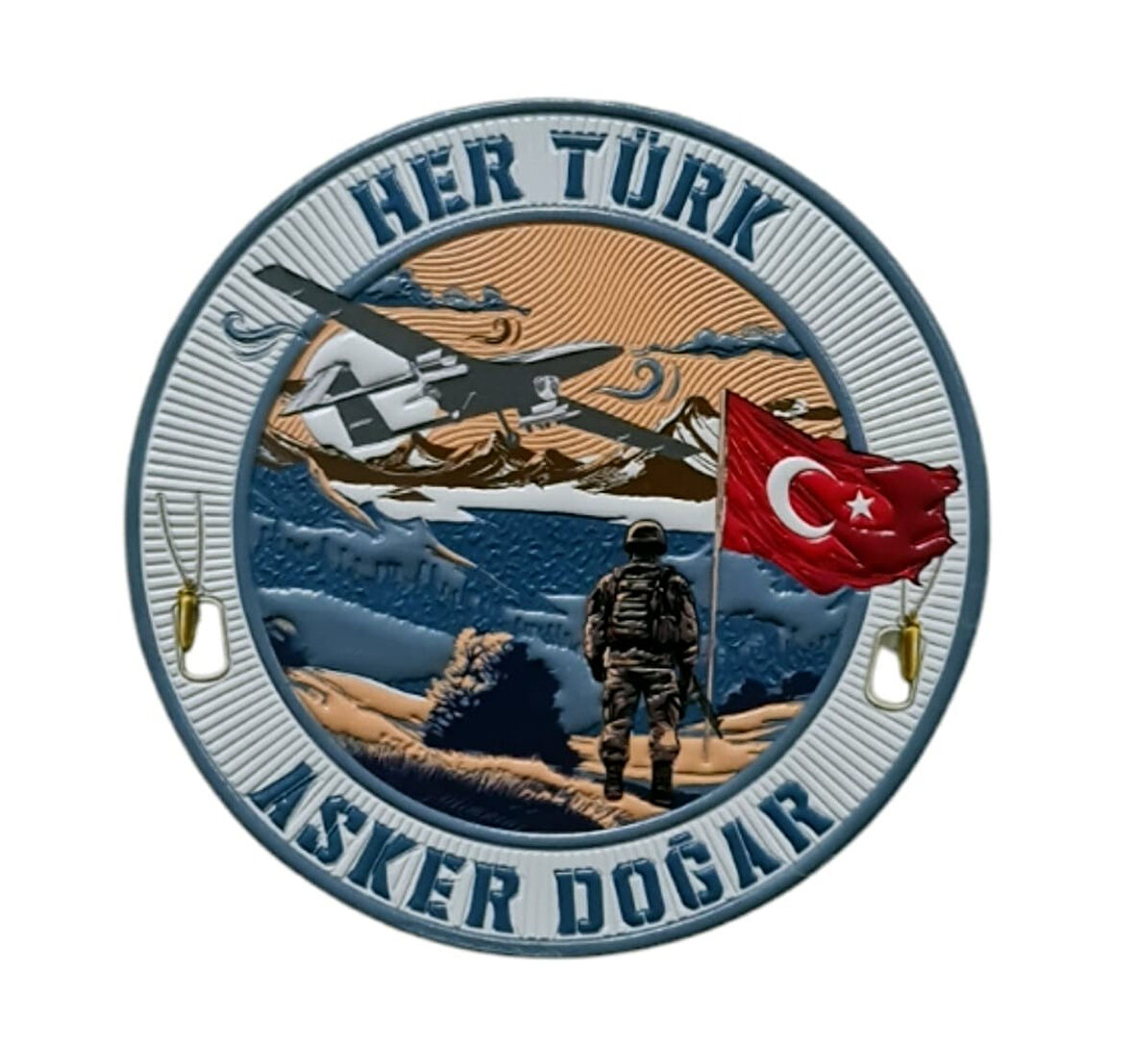 HER TÜRK ASKER DOĞAR PEÇ - Arma - TPU Patch