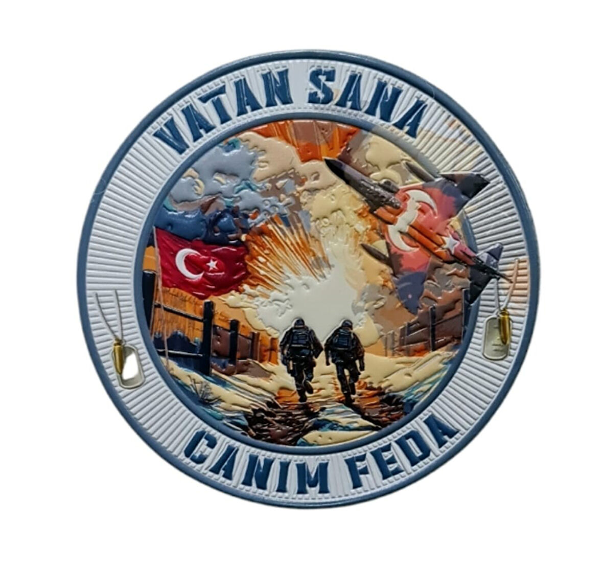 VATAN SANA CANIM FEDA PEÇ - Arma - TPU Patch