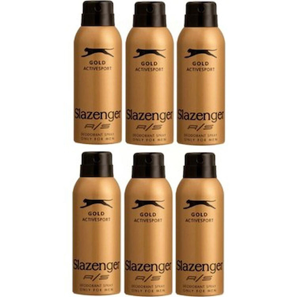 Slazenger deodorant activesport gold fresh 6 adet unisex