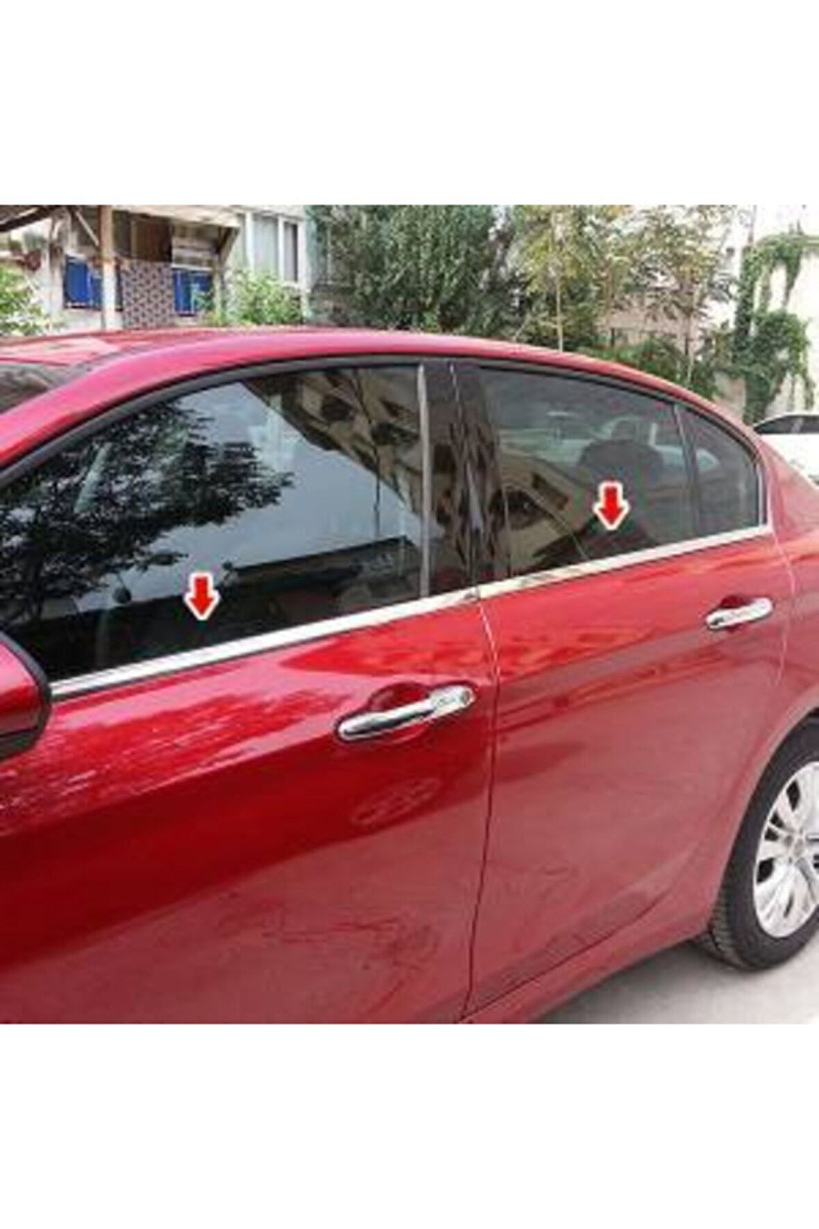 Fiat Egea Uyumlu Krom Cam Çıtası Takımı 4 Parça( Sd-hb)