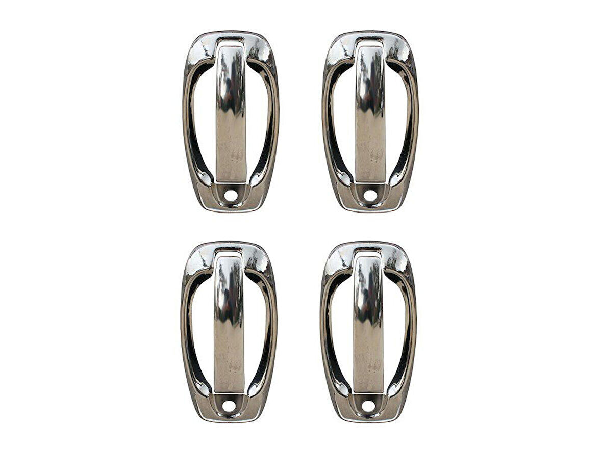 Citroen Nemo UYUMLU Kapı Kolu 4 Kapı 8 PARÇA 2007 ve ÜZERİ PASLANMAZ KROM