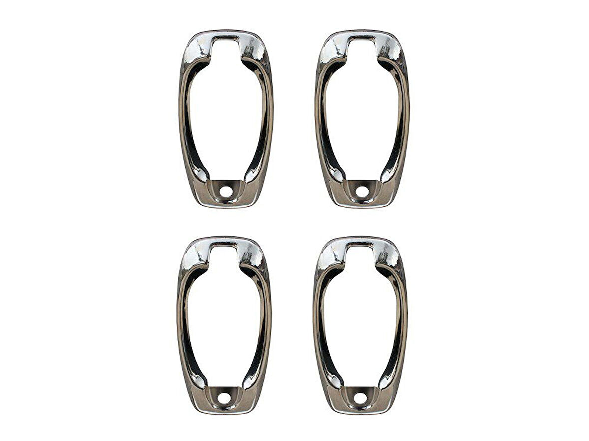 Citroen Nemo UYUMLU Kapı Kolu ÇERÇEVESİ 4 KAPI 2007 ve ÜZERİ PASLANMAZ KROM