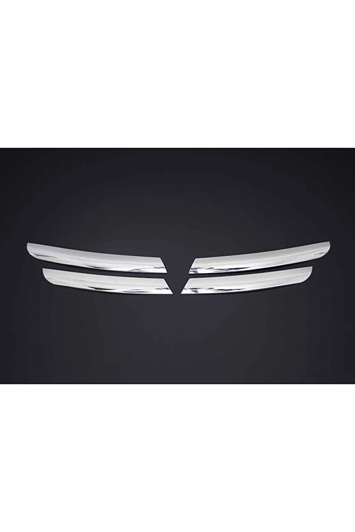 DACİA DOKKER UYUMLU ÖN PANJUR 4 PARÇA 2012-2017 PASLANMAZ KROM