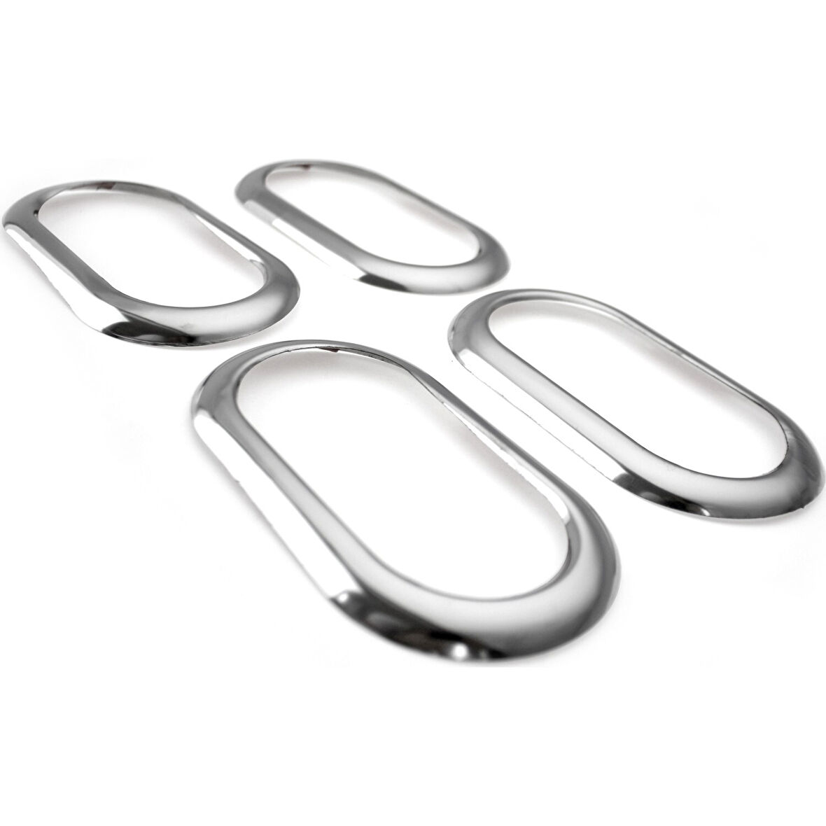 DACİA DUSTER UYUMLU İÇ KAPI KOLU ÇERÇEVE 4 PRÇ 2010-2018 PASLANMAZ KROM