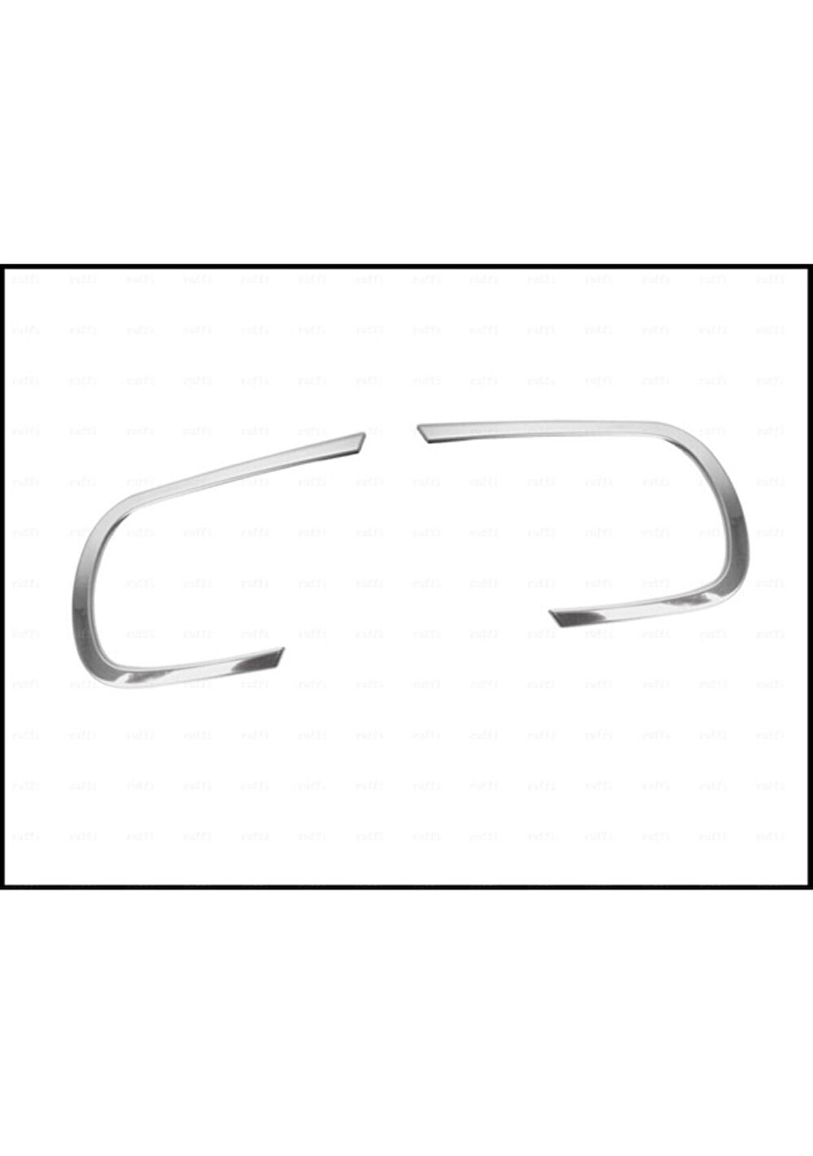 DACİA DUSTER UYUMLU REFLEKTÖR ÇERÇEVESİ 2 PARÇA 2018-2024 PASLANMAZ KROM