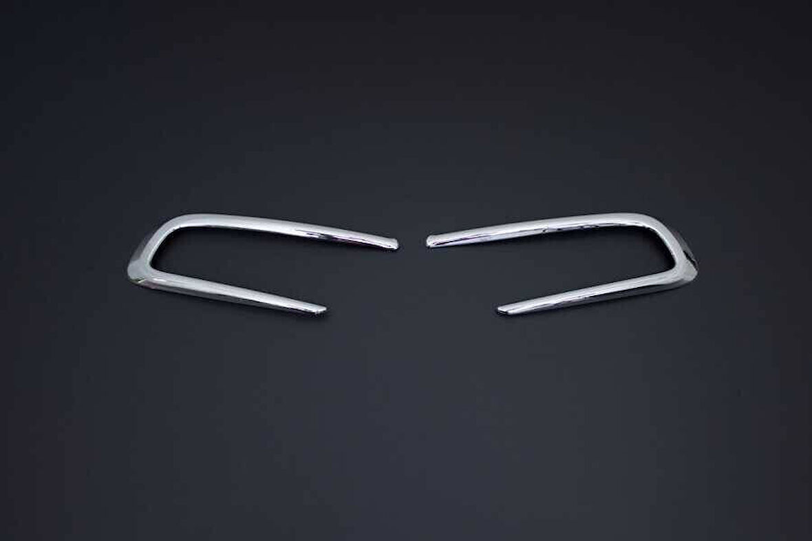 FİAT EGEA UYUMLU SEDAN SİS ÇERÇEVESİ 2 PARÇA 2015 ÜZERİ PASLANMAZ KROM