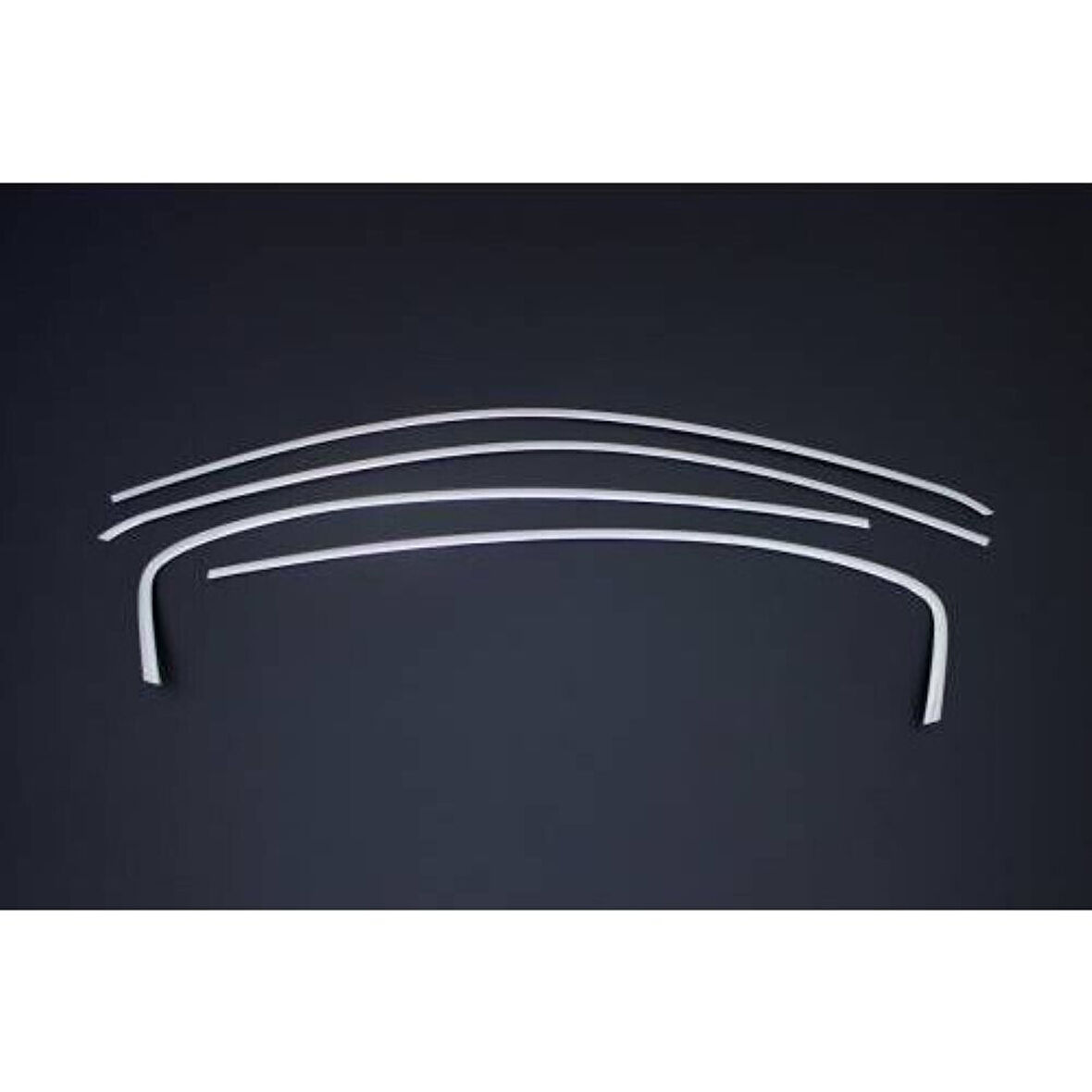 FİAT EGEA UYUMLU SEDAN/HB CAM ÜST ÇERÇEVE 4 PARÇA 2015 ÜZERİ PASLANMAZ KROM